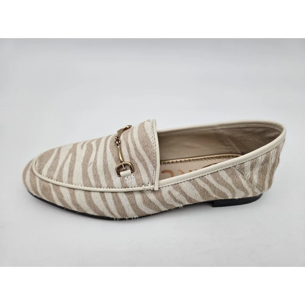 Sam Edelman Loraine Bit Loafer Taupe Zebra Color Womens 6.5 M - Picture 10 of 12